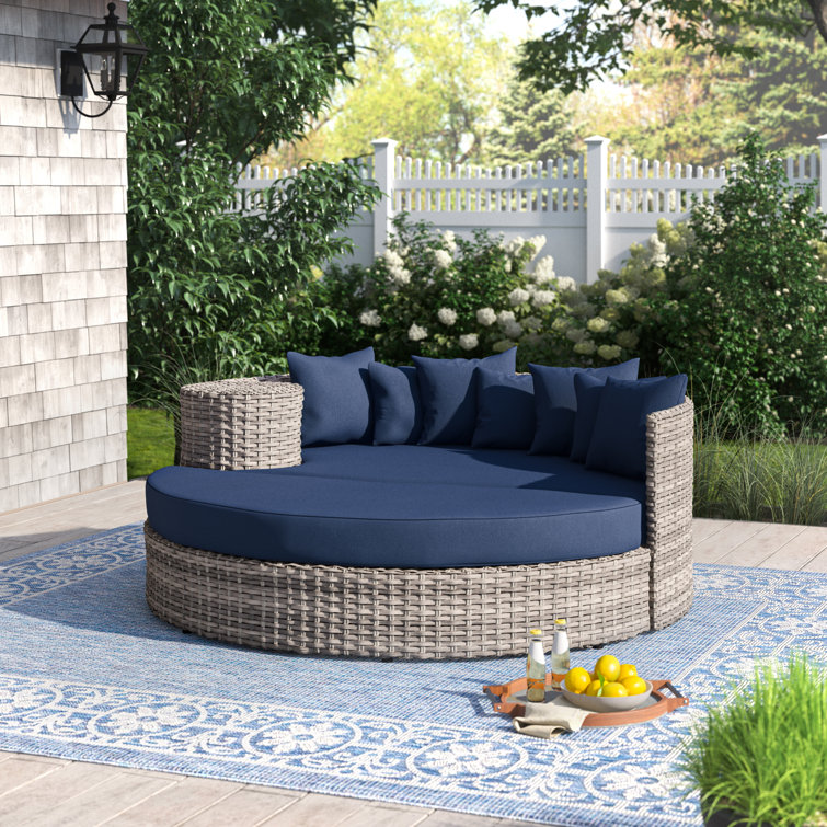 Sol 72 Outdoor™ Rochford 70'' Wide Outdoor Patio Daybed with Cushions